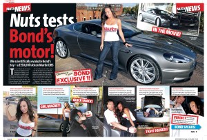Bond's motor tested