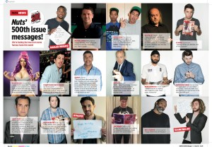 Nuts 500th issue wishes